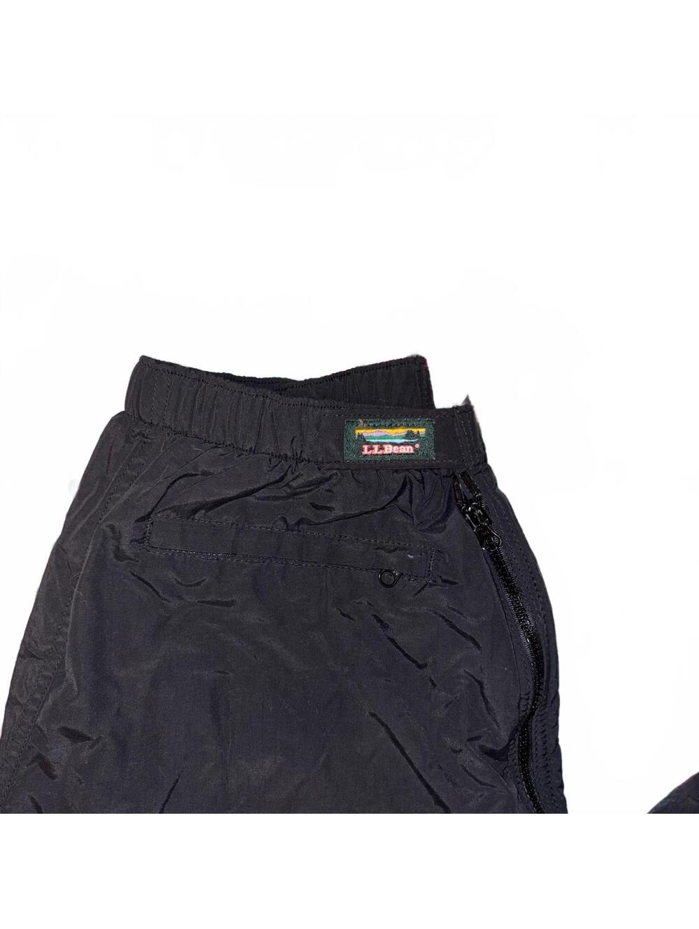 Vtg L.L. Bean Men’s M Black Insulated Side Zip Ski Snow Pants Regular -Excellent - Picture 6 of 9